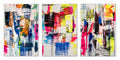 The Poet's Dilemma Triptych - Painting by ME